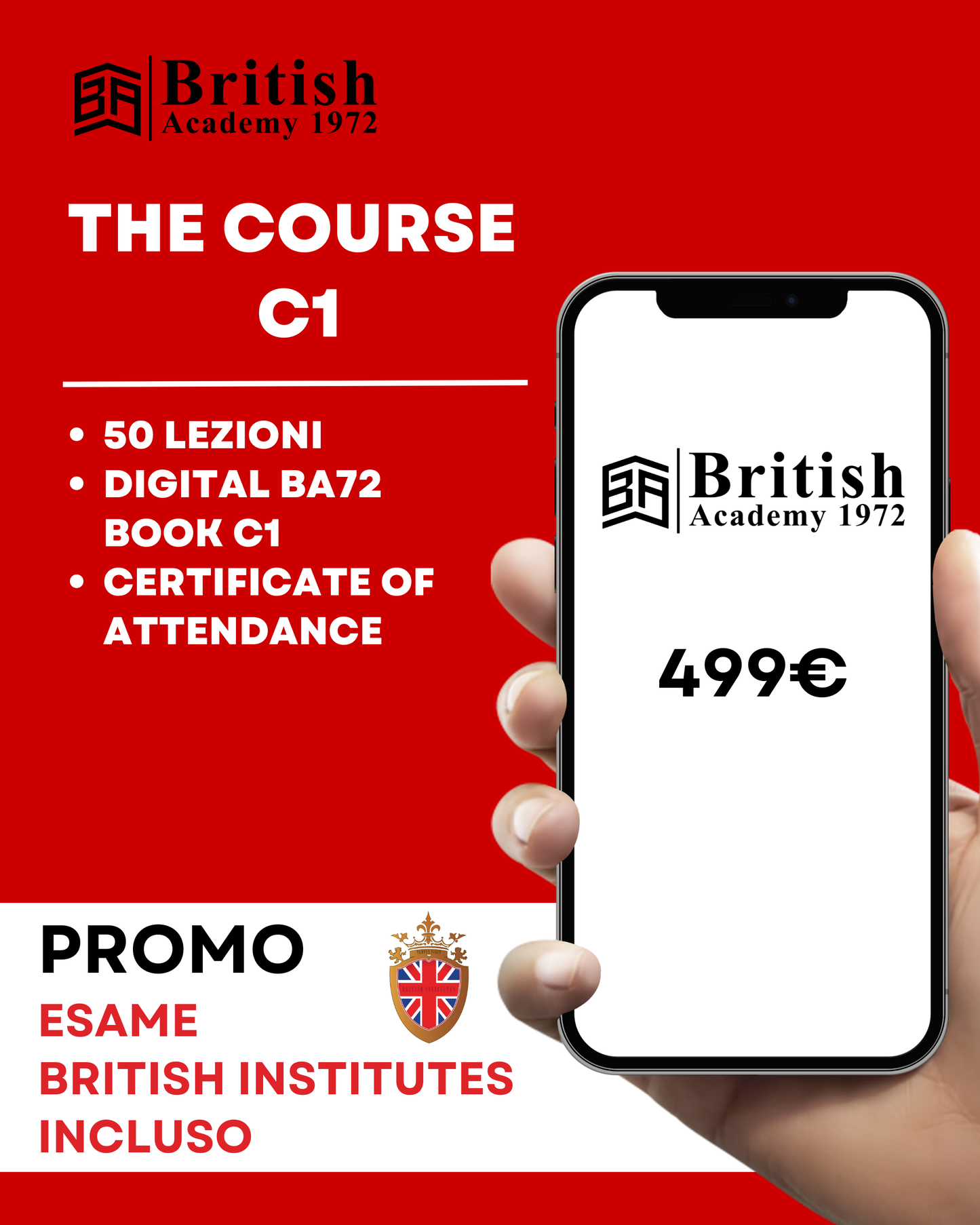 BA72 The Course C1 (Esame British Institutes C1 in omaggio)