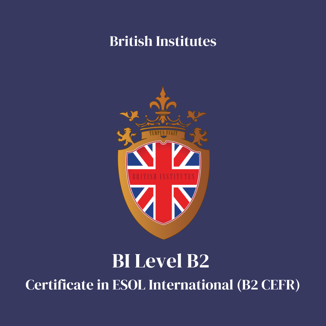 BI Level B2 Certificate in ESOL International (B2 CEFR)