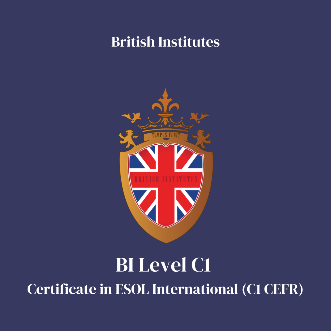 BI Level C1 Certificate in ESOL International (C1 CEFR)